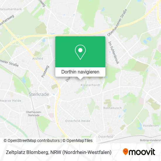 Zeltplatz Blomberg Karte