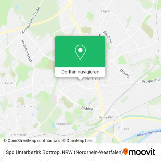 Spd Unterbezirk Bottrop Karte