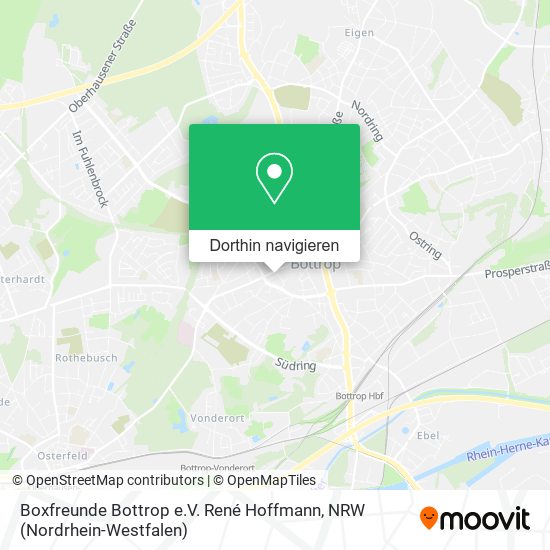 Boxfreunde Bottrop e.V. René Hoffmann Karte