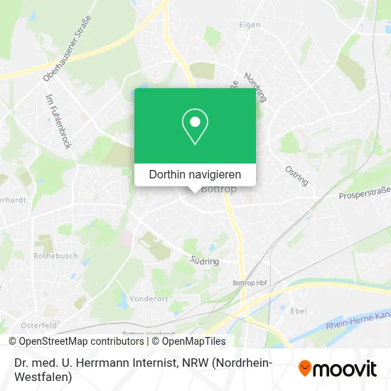 Dr. med. U. Herrmann Internist Karte