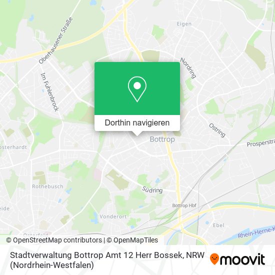 Stadtverwaltung Bottrop Amt 12 Herr Bossek Karte