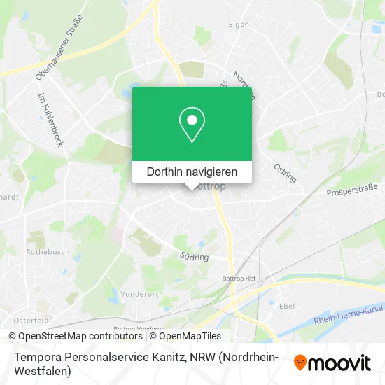 Tempora Personalservice Kanitz Karte