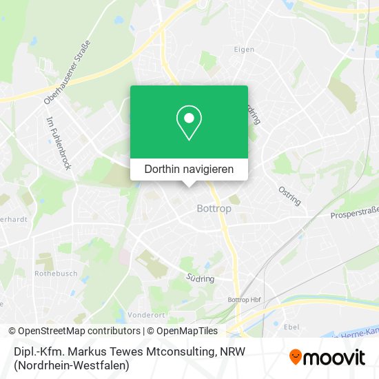 Dipl.-Kfm. Markus Tewes Mtconsulting Karte
