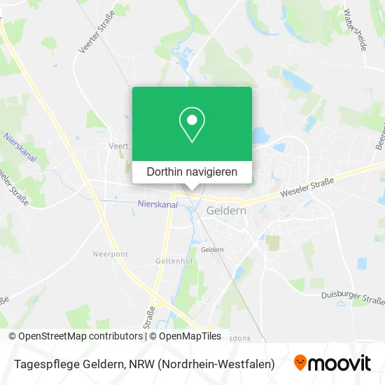 Tagespflege Geldern Karte