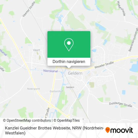 Kanzlei Gueldner Brottes Webseite Karte