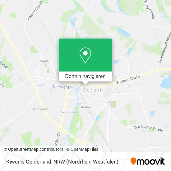 Kiwanis Gelderland Karte