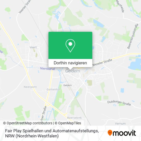 Fair Play Spielhallen und Automatenaufstellungs Karte