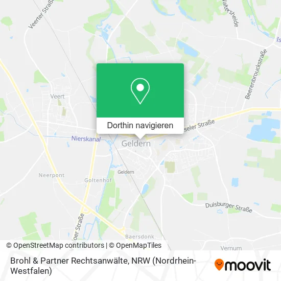 Brohl & Partner Rechtsanwälte Karte