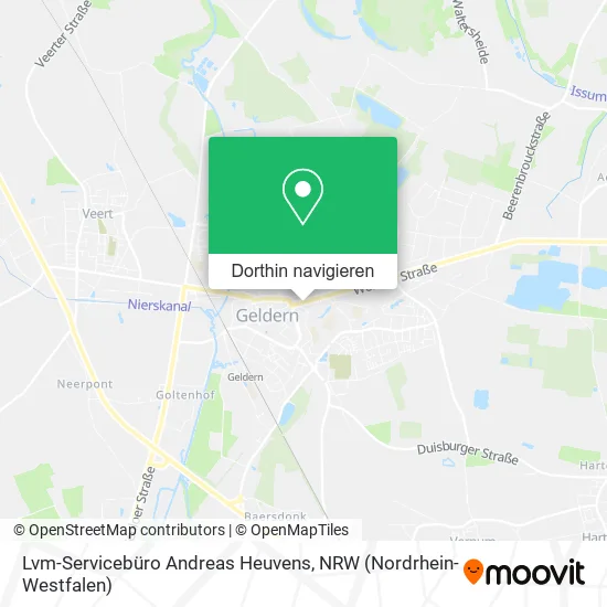 Lvm-Servicebüro Andreas Heuvens Karte