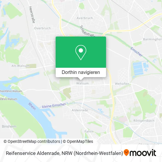 Reifenservice Aldenrade Karte