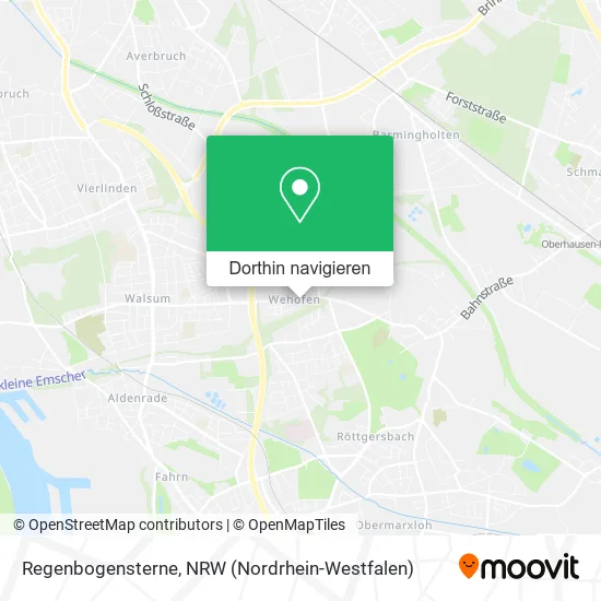 Regenbogensterne Karte