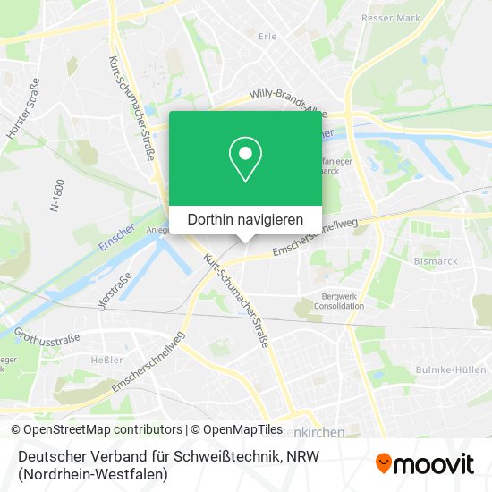Deutscher Verband für Schweißtechnik Karte