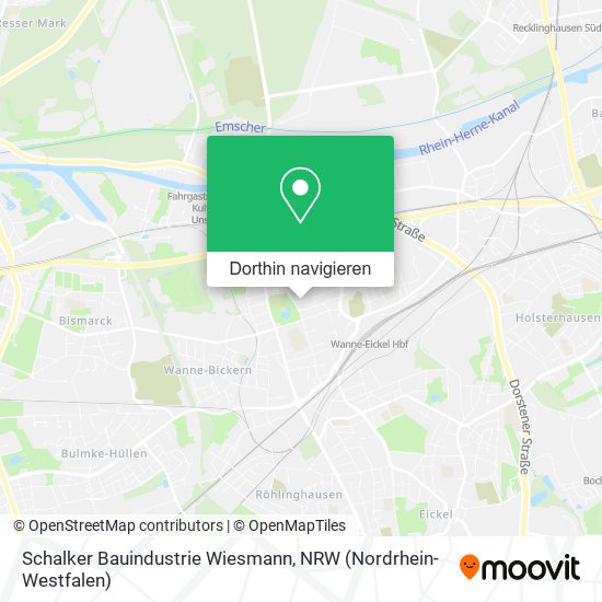 Schalker Bauindustrie Wiesmann Karte