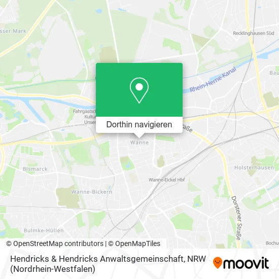 Hendricks & Hendricks Anwaltsgemeinschaft Karte