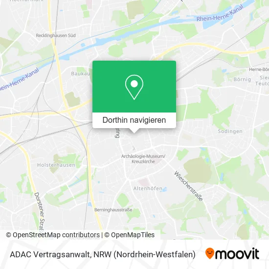 ADAC Vertragsanwalt Karte