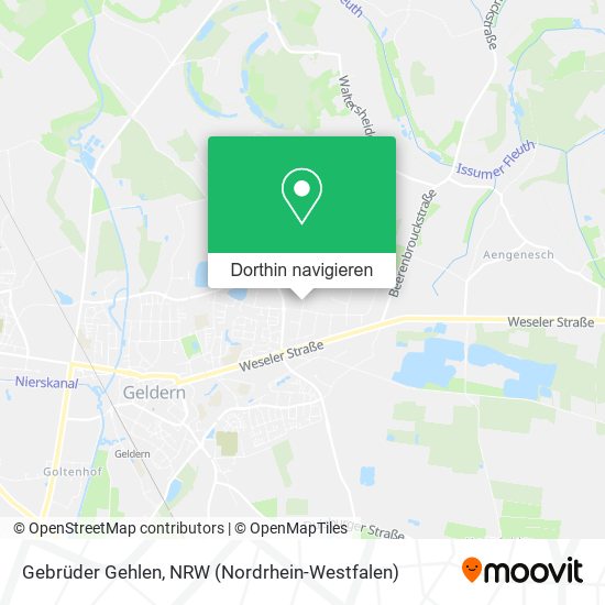 Gebrüder Gehlen Karte