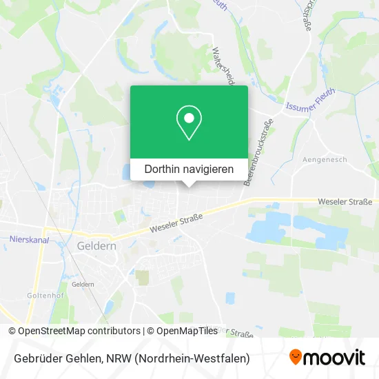 Gebrüder Gehlen Karte
