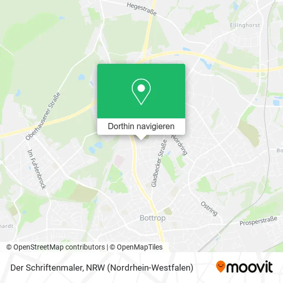 Der Schriftenmaler Karte