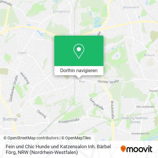 Fein und Chic Hunde und Katzensalon Inh. Bärbel Förg Karte