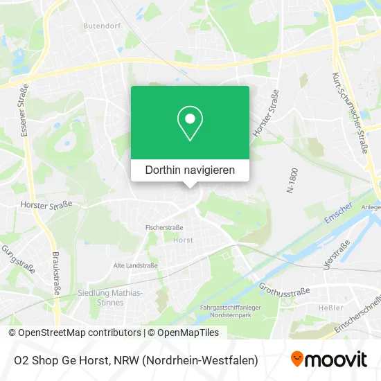 O2 Shop Ge Horst Karte