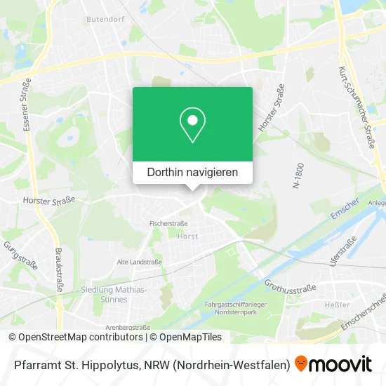 Pfarramt St. Hippolytus Karte