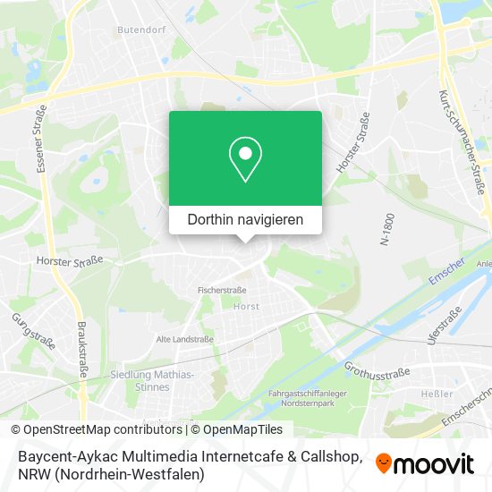 Baycent-Aykac Multimedia Internetcafe & Callshop Karte