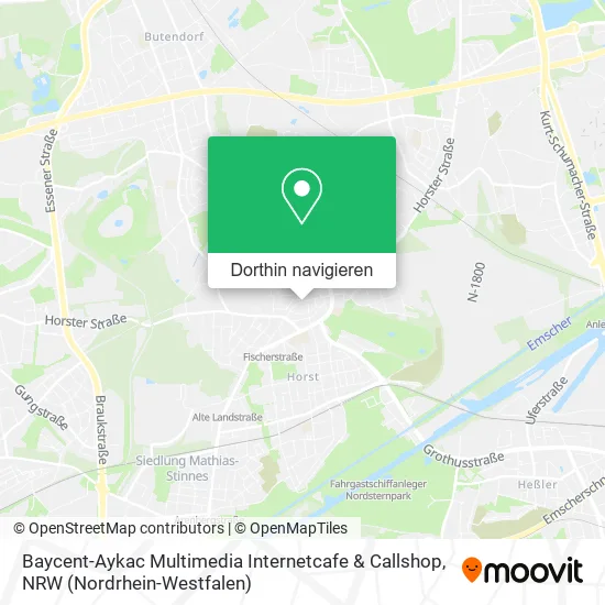 Baycent-Aykac Multimedia Internetcafe & Callshop Karte