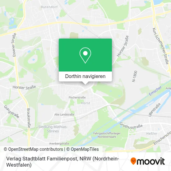 Verlag Stadtblatt Familienpost Karte