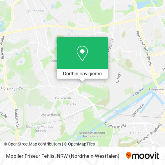 Mobiler Friseur Fehlis Karte