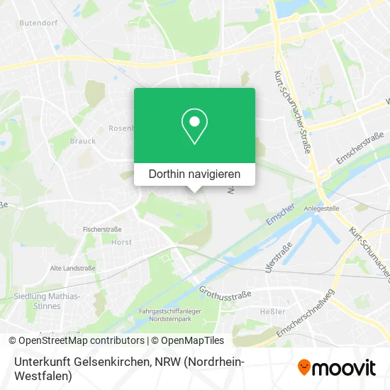 Unterkunft Gelsenkirchen Karte