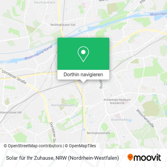 Solar für Ihr Zuhause Karte