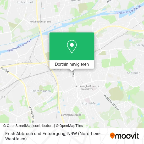 Erish Abbruch und Entsorgung Karte