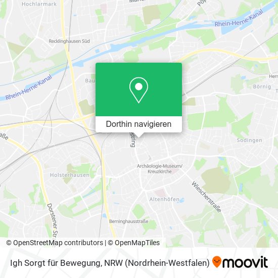 Igh Sorgt für Bewegung Karte