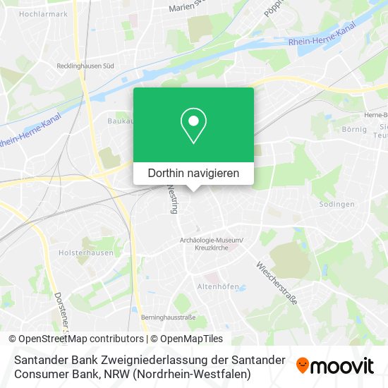 Santander Bank Zweigniederlassung der Santander Consumer Bank Karte