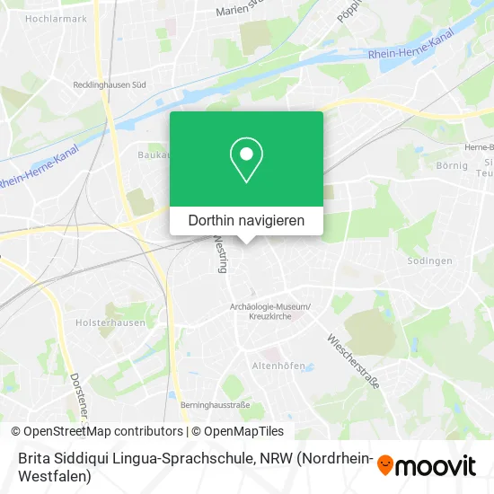 Brita Siddiqui Lingua-Sprachschule Karte