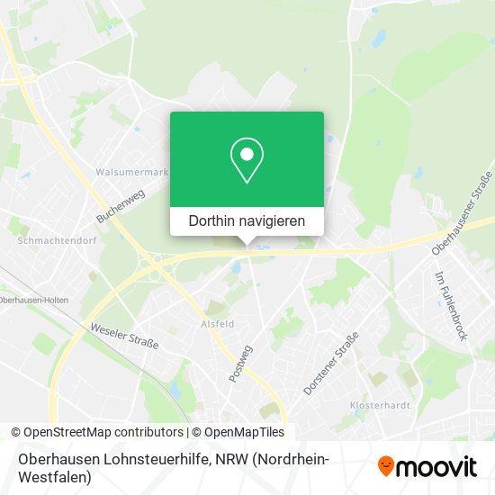 Oberhausen Lohnsteuerhilfe Karte