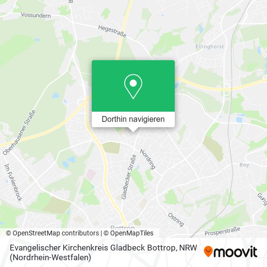 Evangelischer Kirchenkreis Gladbeck Bottrop Karte