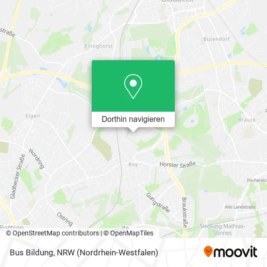 Bus Bildung Karte