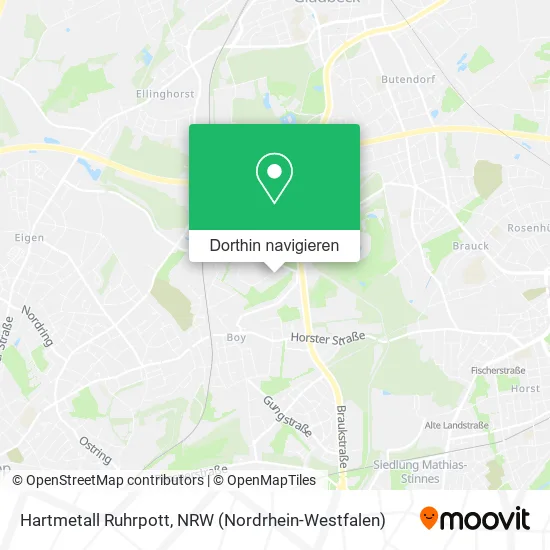 Hartmetall Ruhrpott Karte