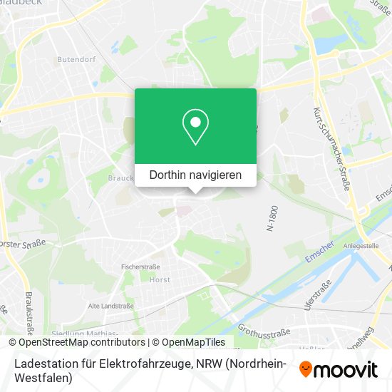 Ladestation für Elektrofahrzeuge Karte