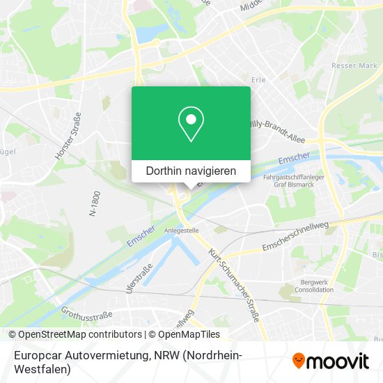 Europcar Autovermietung Karte