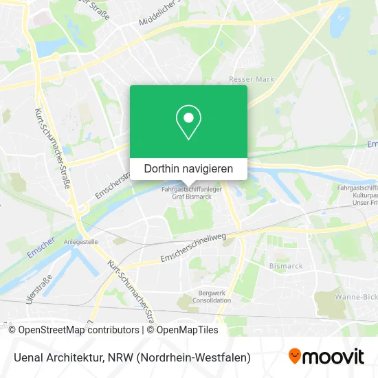 Uenal Architektur Karte