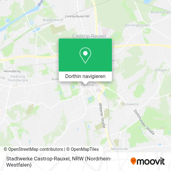 Stadtwerke Castrop-Rauxel Karte