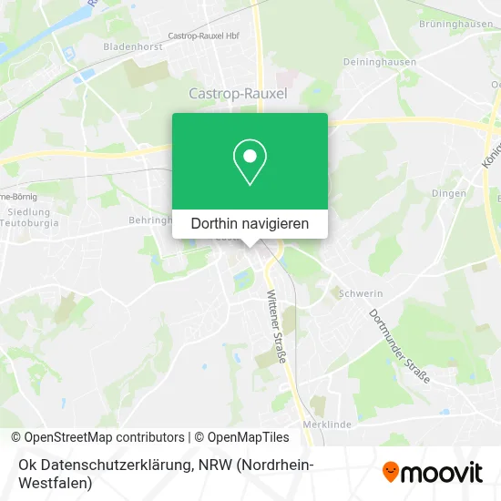 Ok Datenschutzerklärung Karte