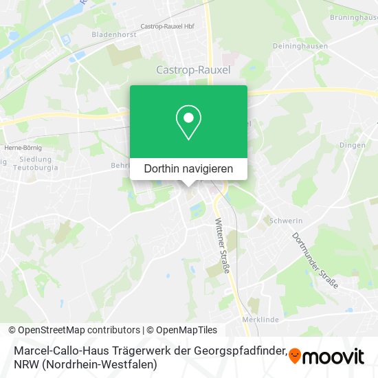 Marcel-Callo-Haus Trägerwerk der Georgspfadfinder Karte
