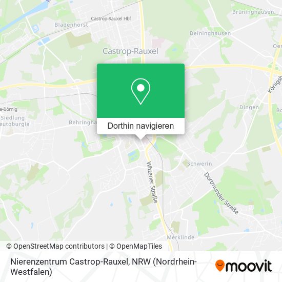 Nierenzentrum Castrop-Rauxel Karte