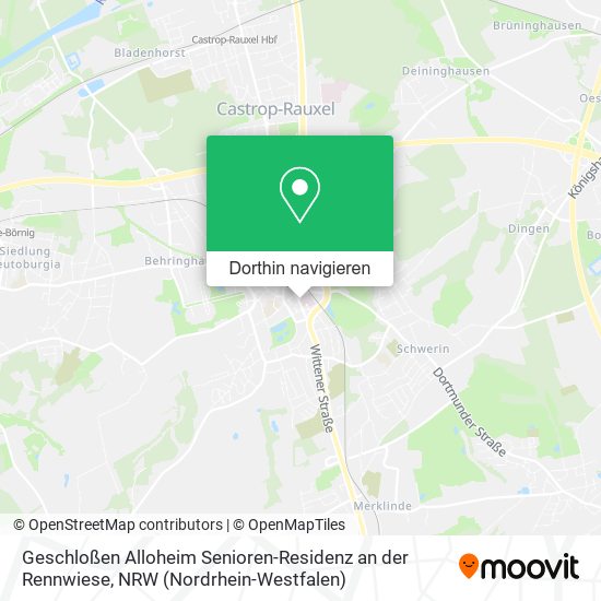 Geschloßen Alloheim Senioren-Residenz an der Rennwiese Karte