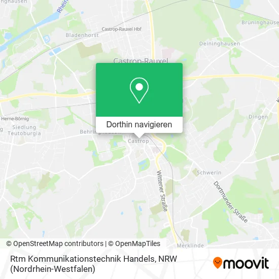 Rtm Kommunikationstechnik Handels Karte