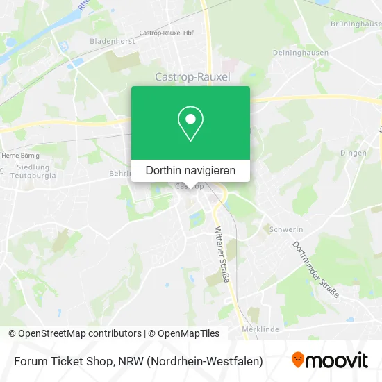 Forum Ticket Shop Karte