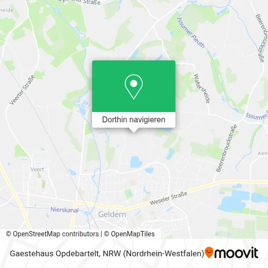 Gaestehaus Opdebartelt Karte